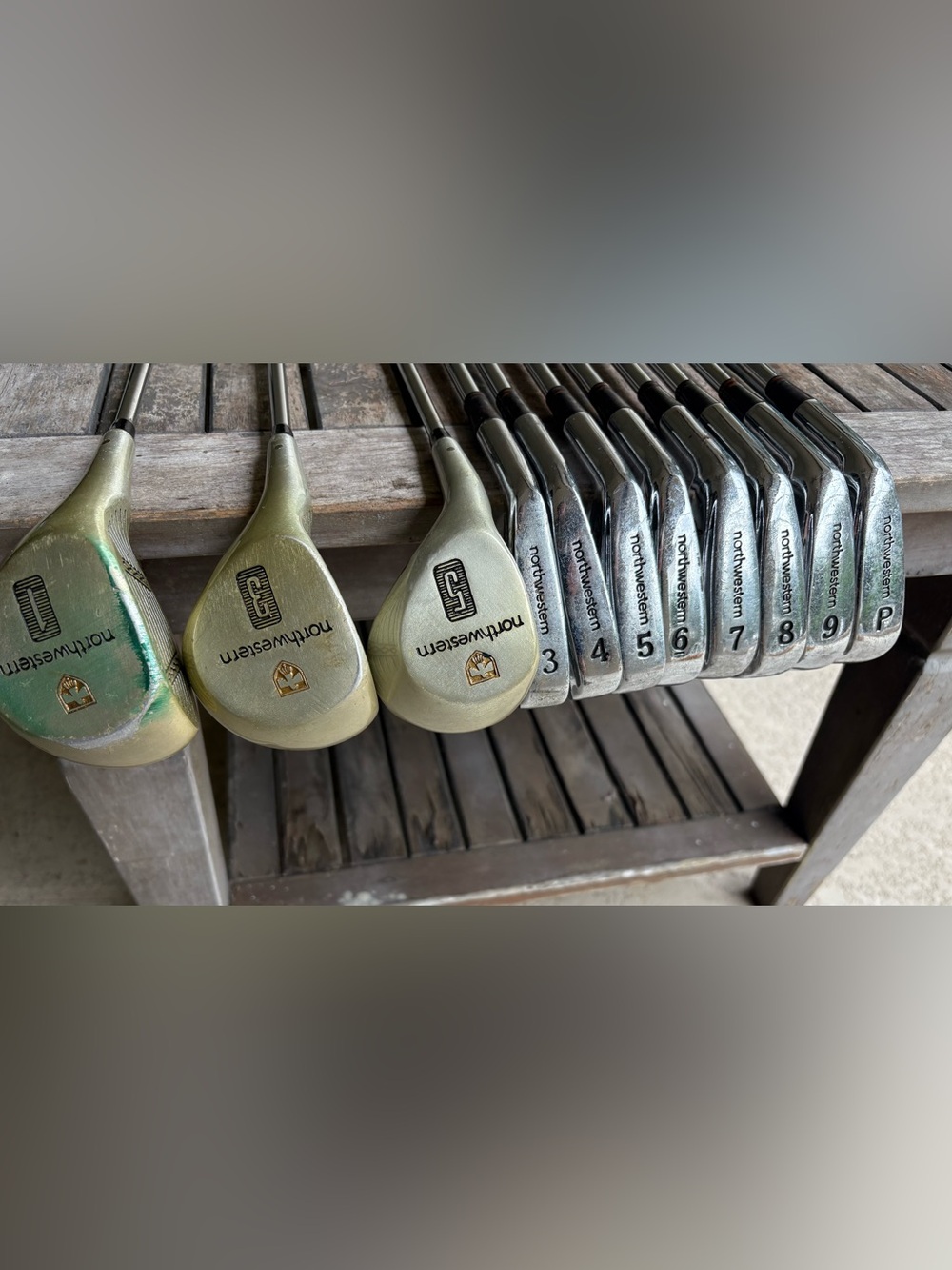 Vintage Northwestern Judy Rankin Women’s Left-Handed Golf Set